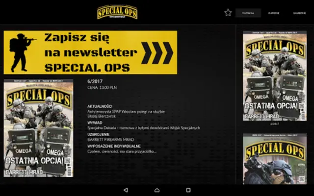 Special Ops Magazyn android App screenshot 0